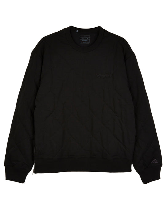 ADIDAS BALATA QUILTED DWR SWEATSHIRT