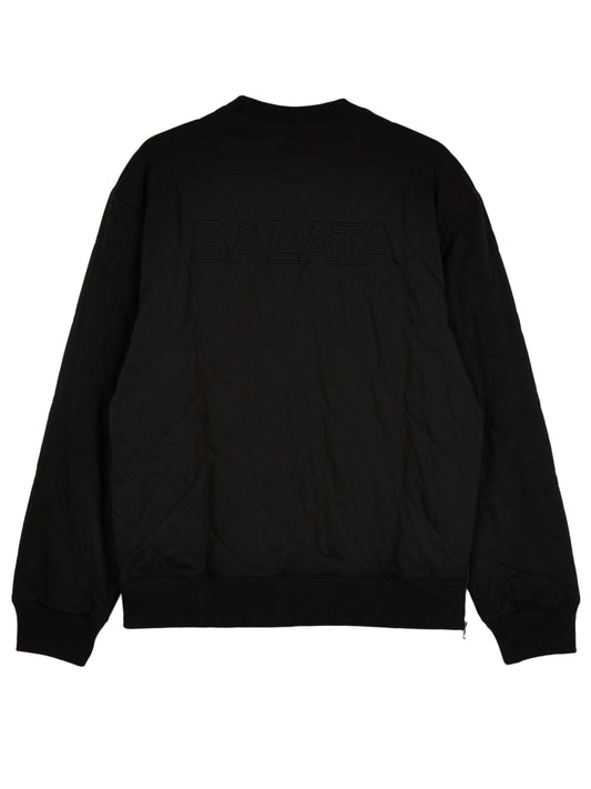 ADIDAS BALATA QUILTED DWR SWEATSHIRT